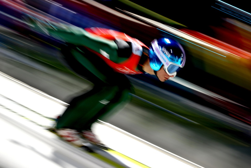Illustration for article titled Olympic Ski Jumping Makes For Some Cool And Trippy Photos